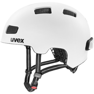 Uvex City 4 Reflex Kask rowerowy z lampką LED 58-61cm