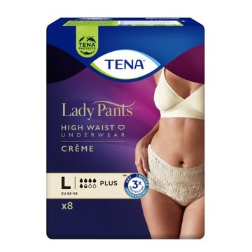 Majtki chłonne TENA Lady Pants Plus L, 8 szt.