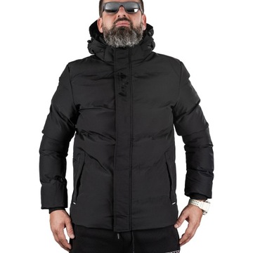 Pikowana kurtka męska z kapturem BIGI R.3XL