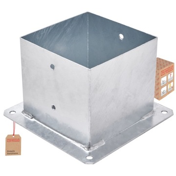 Kotwa przykręcana na beton 160mm Podstawa słupa przykręcana do betonu 16x16