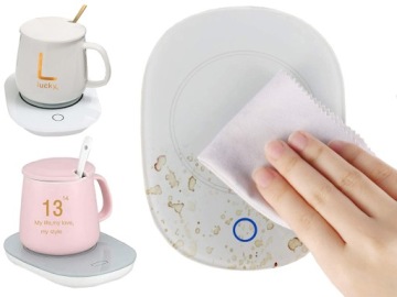 ЭЛЕКТРИЧЕСКИЙ ПОДОГРЕВ КРУЖКИ ДЛЯ КОФЕ И ЧАЯ