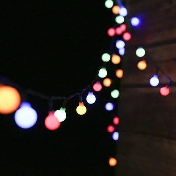 РОЖДЕСТВЕНСКИЙ СВЕТИЛЬНИК RGB СОЛНЕЧНАЯ ГИРЛАНД 6,5 М 50 LED
