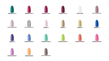 Claresa Lakier hybrydowy FULL GLITTER 8 - 5g