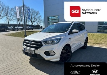 Ford Kuga II SUV Facelifting 2.0 TDCi 180KM 2017 Ford Kuga 2.0 TDCI 180 KM 4x4 automat ST-Line pakiety 2.0 Diesel 180KM