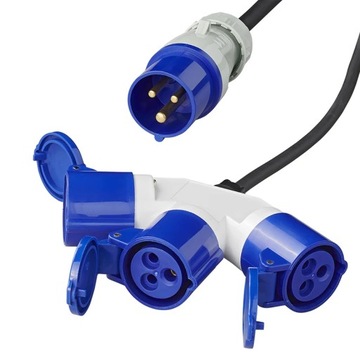 Электрический дистрибьютор CEE 230V 1,5 м 3х2,5 мм2 Кэмпер, яхта