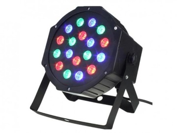 REFLEKTOR KOLOROFON LED DISCO STROBOSKOP 18 X 3W