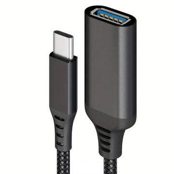 Adapter przejściówka USB C na USB 3.0 OTG kabel typ C do telefonu laptopa