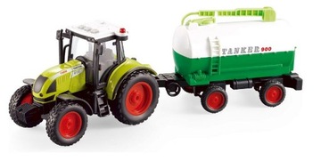 MASZYNA ROLNICZA TRAKTOR MÓWIĄCY Z BECZKĄ