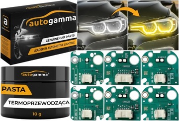 Sterownik Driver LED DRL BMW F30 63117419615 63117419610 15-18 ŻÓŁTY 6 szt