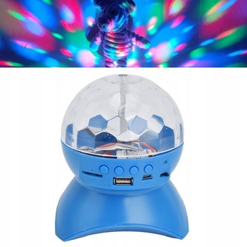 RGB LED lampa projektora gwiazda 360 stopni