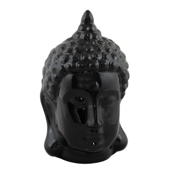 FIGURKA BUDDA czarny połysk