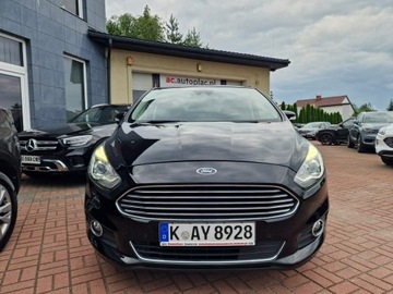 Ford S-Max II Van 1.5 EcoBoost 160KM 2016 Ford S-Max 1.6 Benzyna Titanium Grzane Fotele, zdjęcie 4