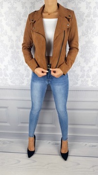 #КУРТКА-РАДИАТОР ЖЕНСКАЯ ЗАМШЕВАЯ - МОЛНИИ - ZARKA