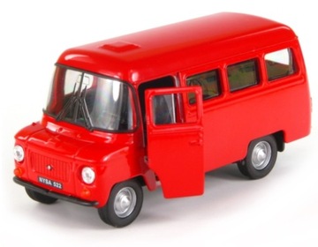 NYSA 522 MODEL METAL PRL WELLY 1:34 CZERWONY
