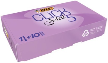 БРИТВА BIC CLICK SOLEIL 5 + 10 КАРТРИДЖЕЙ