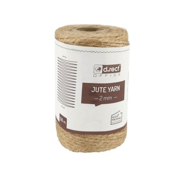 Sznurek naturalny jutowy eko dekoracyjny 1,2mm 100m