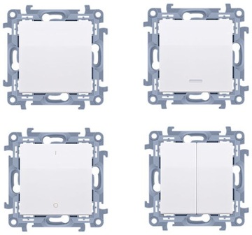 ОДИНАРНАЯ РАМКА БЕЛАЯ - CR1/11 SIMON 10