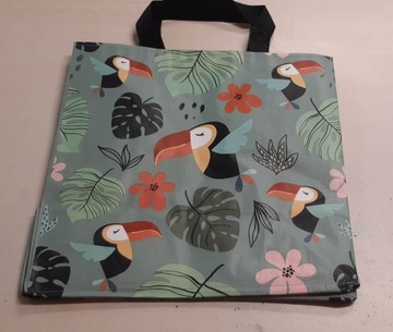 TORBA NA ZAKUPY Z UCHEM 35X35X20 TUKAN PP REDPLAST