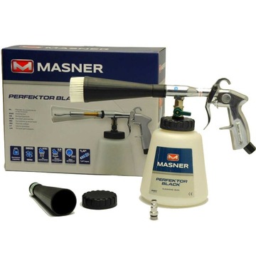 PERFEKTOR BLACK PIstolet z dyszą wirującą - Zestaw
