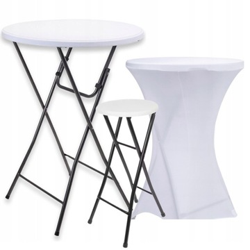 КОКТЕЙЛЬНЫЙ СТОЛИК КЕЙТЕРИНГ-НАБОР СТУЛ С КРЫШКОЙ