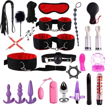 Sex Gadżety Zabawki Erotyczne BDSM Pejcz Kajdanki