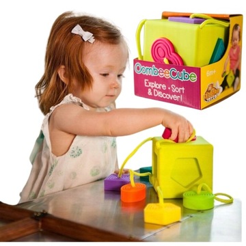 Fat Brain Toys SORTER KOSTKA KSZTAŁTÓW OOMBEECUBE