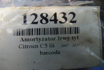 CITROEN C5 X3 III 2.0HDI TLUMIČ LEVÝ ZADNÍ