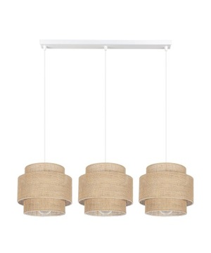 ŻYRANDOL BOHO LAMPA WISZĄCA SUFITOWA BIAŁA LED