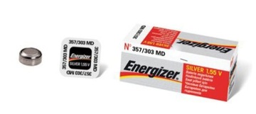 *Bateria zegarkowa srebrowa mini Energizer 357-303