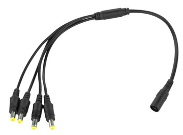 Разветвитель 1 розетка DC 2.1/5.5 -4 вилки DC 2.1