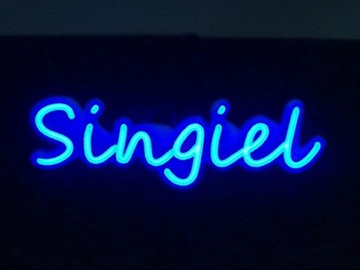 NSINGIEL NEON LED FLEX NAPIS Singiel