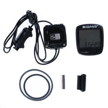 PRZEWODOWY LICZNIK ROWEROWY WODOODPORNY SIGMA BASE 500 START/STOP ZEGAR 5FN
