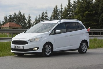 Ford C-MAX II Grand C-MAX Facelifting 1.0 EcoBoost 125KM 2017 Ford Grand C-MAX 1.0 Turbo 7 osobowy doinwestowany, zdjęcie 1