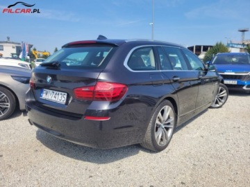 BMW Seria 5 F10-F11 Touring Facelifting 525d 218KM 2014 BMW Seria 5 GWARANCJA 525D xDrive POLIFT Zamiana RATY Udok. przebieg Pano, zdjęcie 2