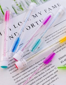 Щетка ресниц и спираль для бровей парней в защитной трубке 1 ПК