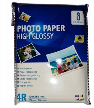 Фотобумага 10х15 230г/м2 GLOSS 50 листов для печати фотографий ФОТО