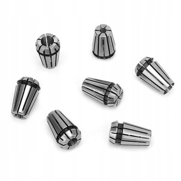ZESTAW TULEJEK ZACISKOWYCH ER11 7sztuk 1-7mm