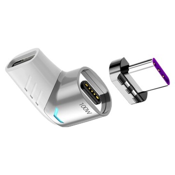 Adapter magnetyczny USB typu C 100 W Kabel