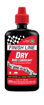 Olej łańcuch rowerowy FINISH LINE smar DRY LUBE 120 ml