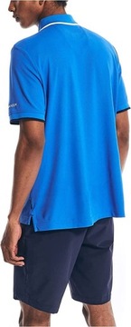 NAUTICA męska koszulka polo NAVTECH średnioniebieska XL