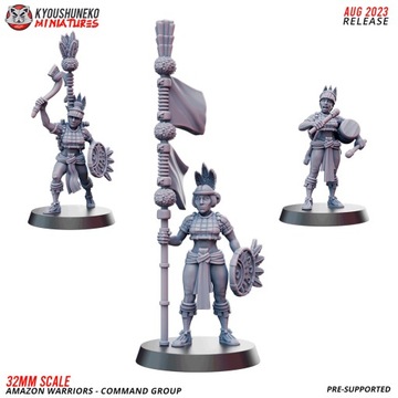 Amazon Warriors Command Group x3 Kyoushuneko Minia
