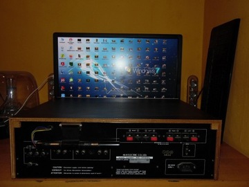 Винтажный магнитофон AKAI AC-3500L, ресивер, 1978 г.