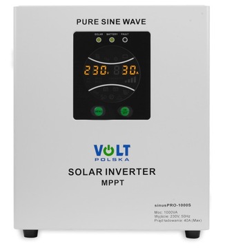 ИНВЕРТОР VOLT POLSKA SINUSPRO-1000S 12В 700/1000Вт СОЛНЕЧНАЯ