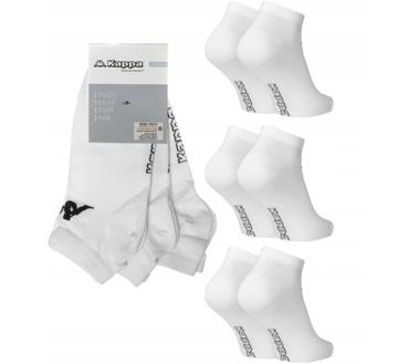 KAPPA STOPKI 3 PAK 93894615 BIAŁE 43/46