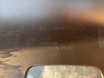 BMW X3 E83 M ПАКЕТ КРЫШЕК ЗАДНЕГО КРЮКА 51123414413