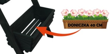 ДЕРЕВЯННАЯ САДОВАЯ ЦВЕТОЧНАЯ КОРОБКА ЛЕСТНИЦА ПОДСТАВКА ТРАВЯНАЯ КРУМКА ДЛЯ САДА ТЕРРАСА БАЛКОН