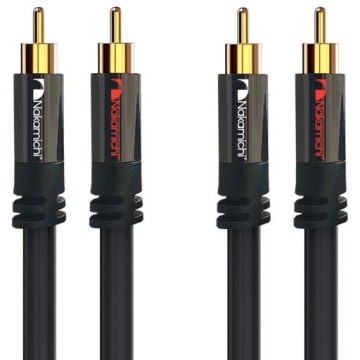 Audio kabel 2RCA-2RCA Nakamichi Stereo Cinch 5 m