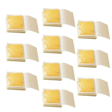 24-каратные золотые хлопья Каратные желтые листья 30 шт.