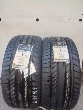 2X OPONY LETNIE CONTINENTAL SPORTCONTACT 255/40/17
