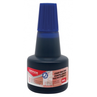 Tusz do pieczątek Office Products niebieski 30ml.